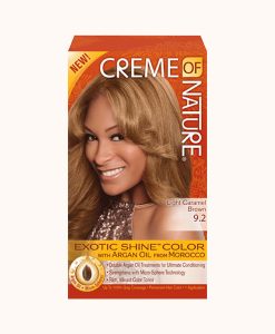 Creme of Nature Exotic Shine Colour – Light Caramel Brown